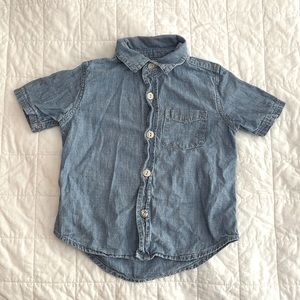 GAP Chambray Button Down 2T